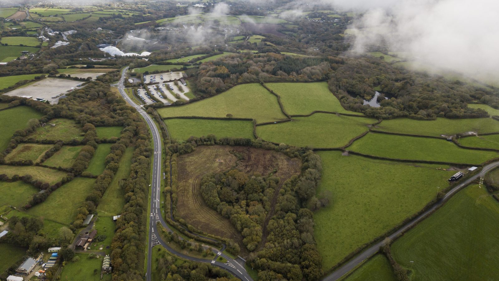 Eden geothermal site with cloud Zoom