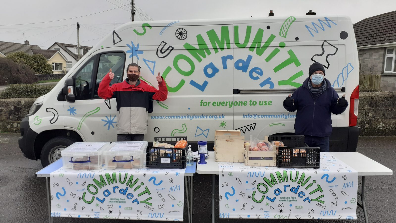 Photo Of The Mobile Community Larder In Action