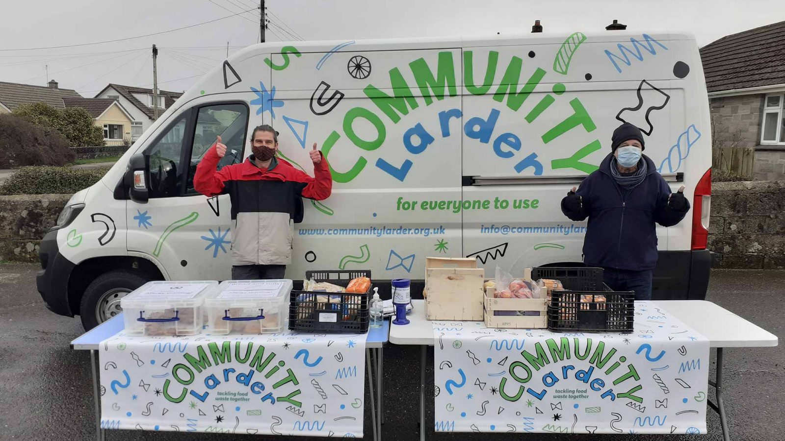 Treverbyn Community Trust Mobile Community Larder In Action